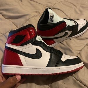 Air Jordan 1 “Black Toe” Satin